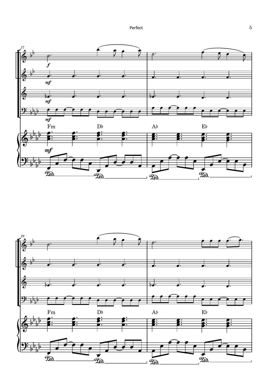 Perfect Brass Quartet scores gallery preview page 5