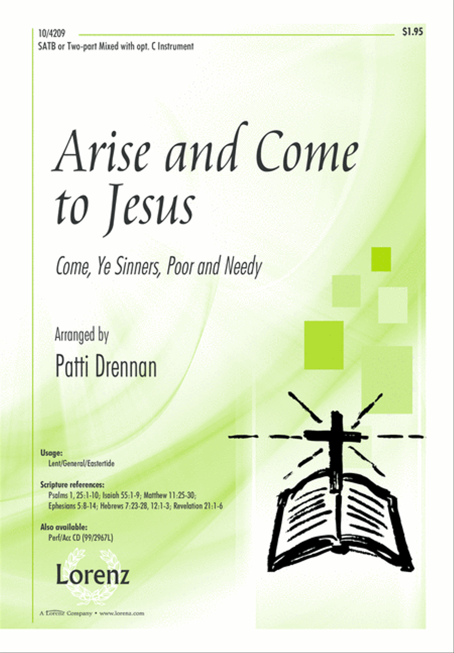 Arise and Come to Jesus Arise and Come to Jesus 4-Part scores gallery preview page 1