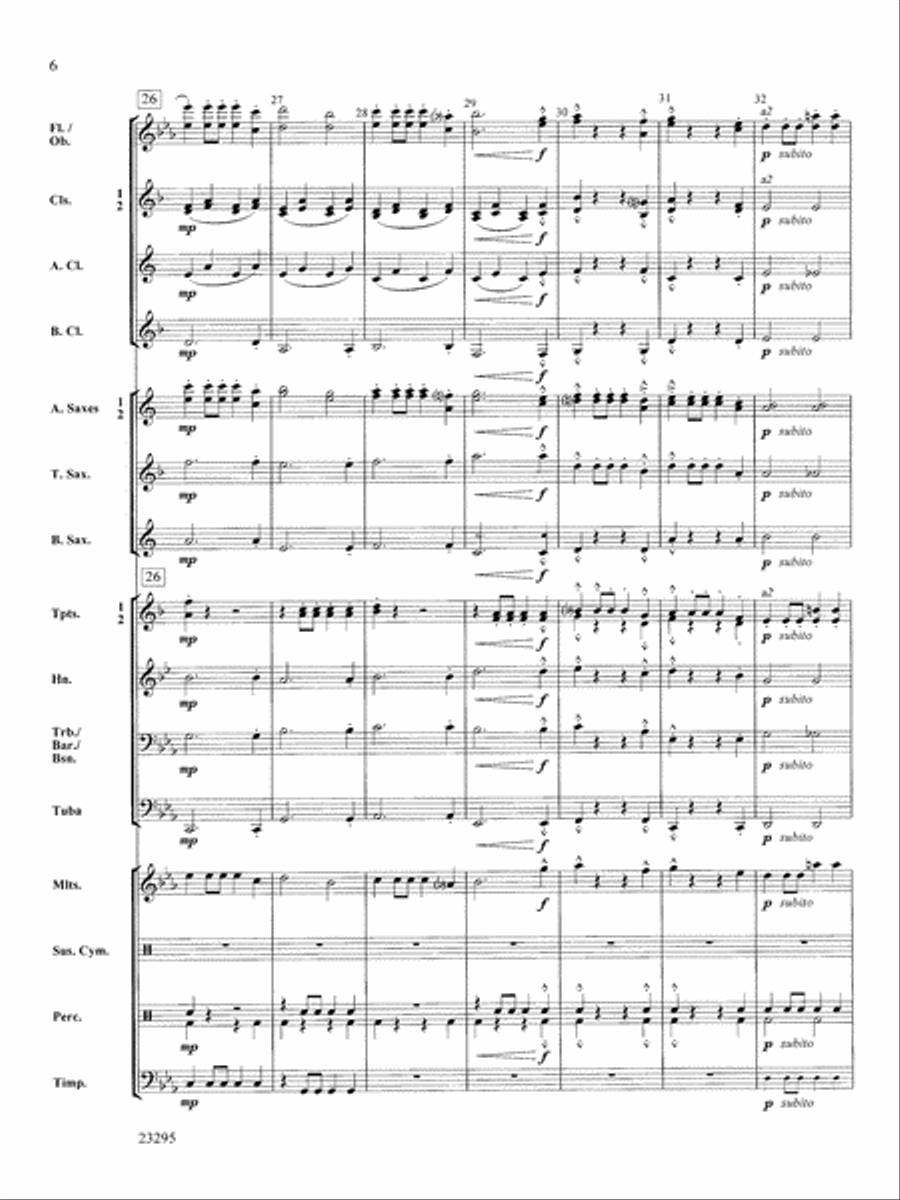 Stormchasers: Score Stormchasers: Score Concert Band scores gallery preview page 6