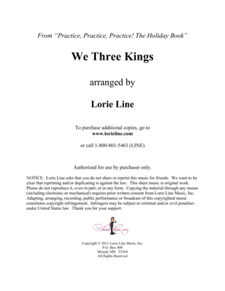 Book cover for We Three Kings - EASY!