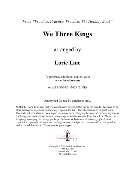 We Three Kings - EASY!