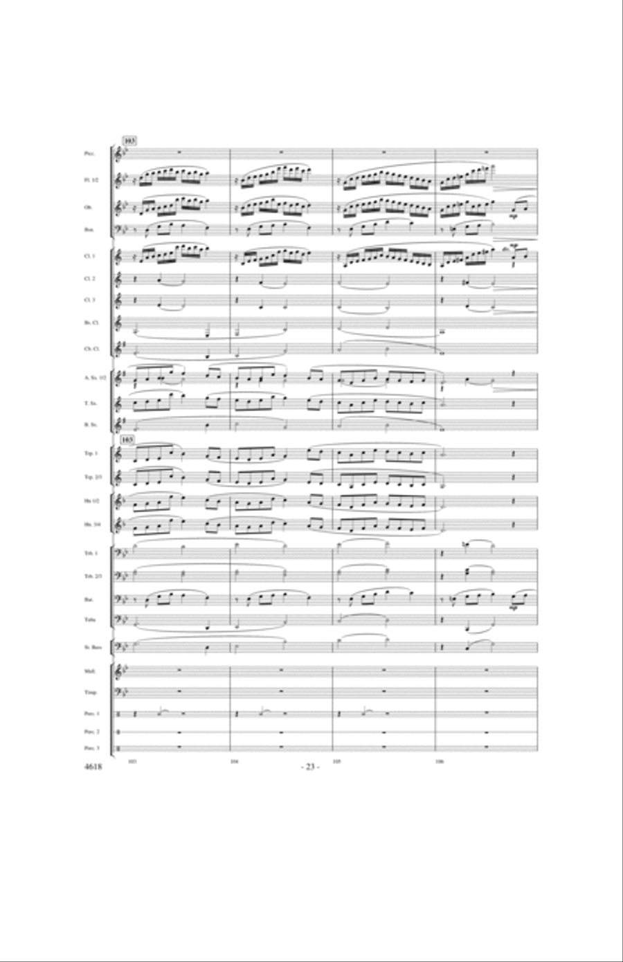 By the Rivers of Babylon Concert Band scores gallery preview page 22