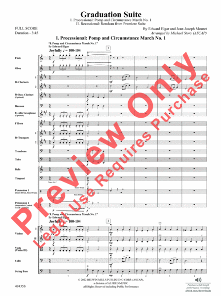 Graduation Suite Graduation Suite Full Orchestra scores gallery preview page 4