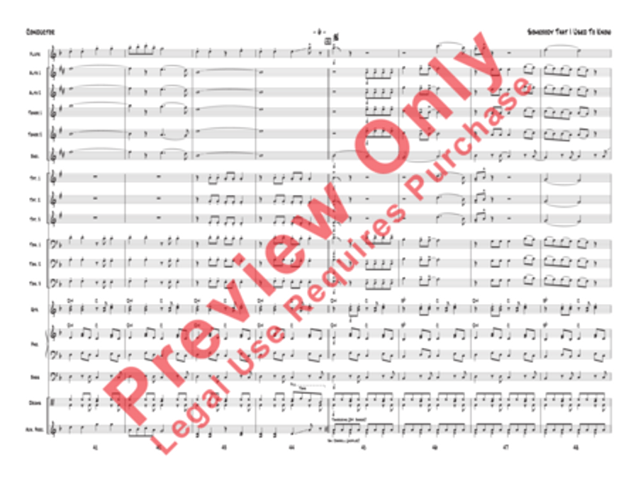 Somebody That I Used to Know Jazz Ensemble scores gallery preview page 9