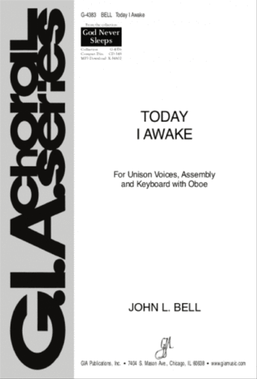 Today I Awake Today I Awake Unison Choir scores gallery preview page 1