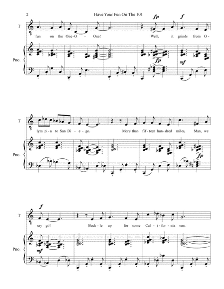 Have Your Fun On The 101 Tenor Voice scores gallery preview page 2