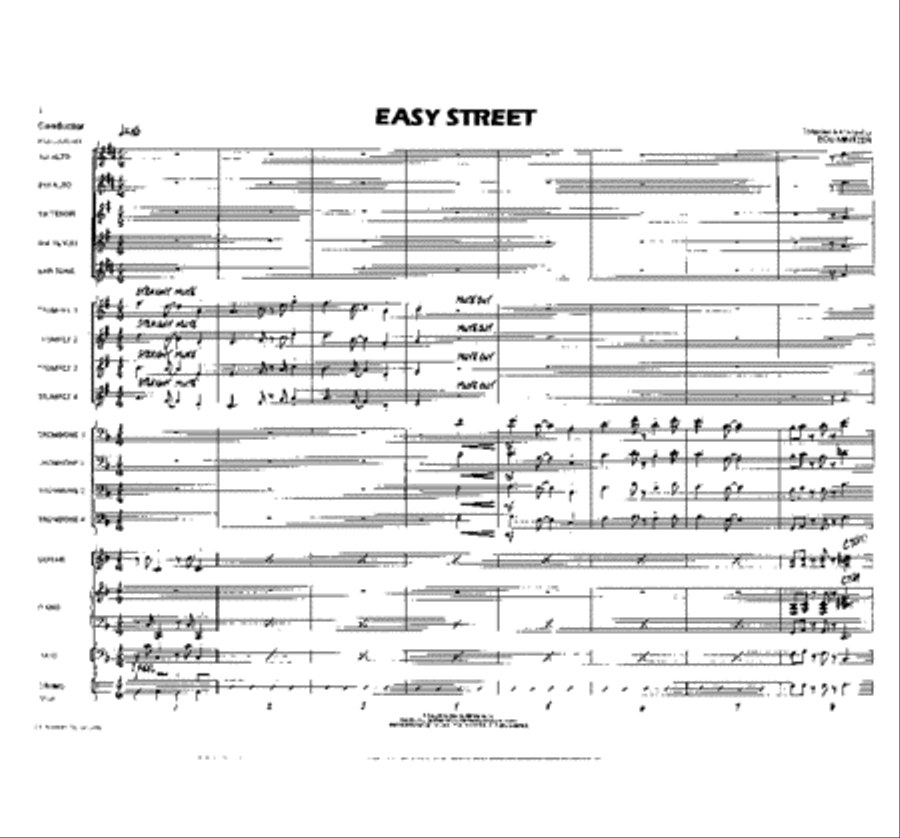 Easy Street Easy Street Jazz Ensemble scores gallery preview page 2