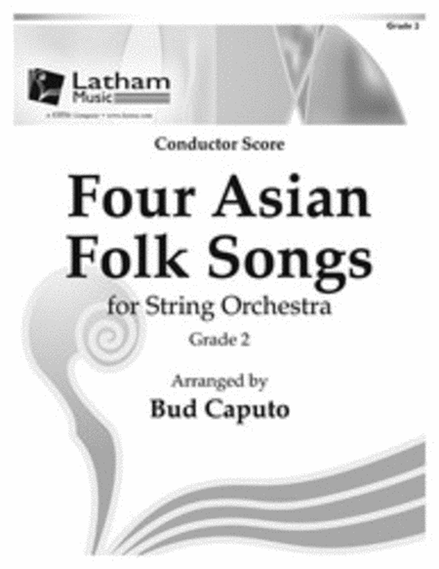 Four Asian Folk Songs for String Orchestra - Score image number null