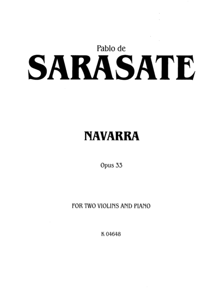 Navarra, Op. 33
