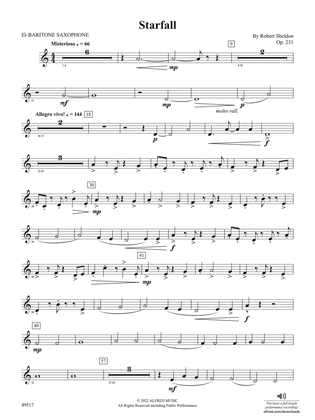 Starfall: E-flat Baritone Saxophone