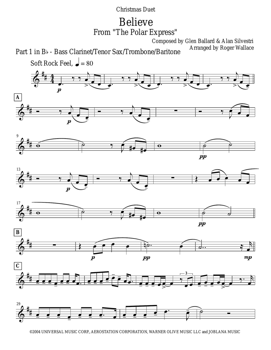Believe Brass Duet scores gallery preview page 6