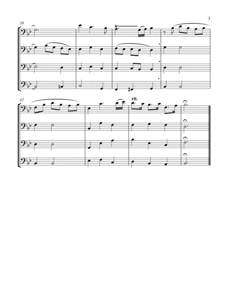 Bist Du Bei Mir (Bassoon Quartet) image number null