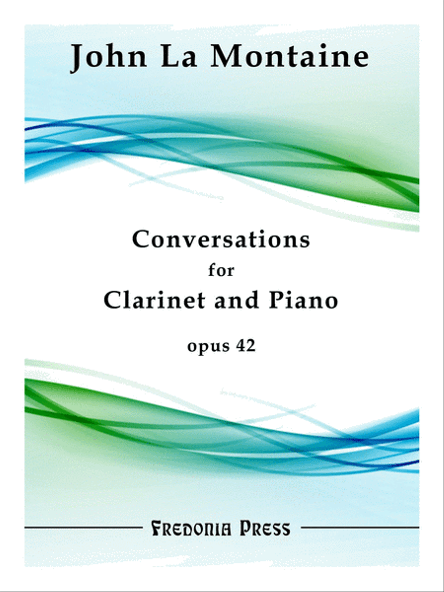 Conversations for Clarinet and Piano Clarinet Solo scores gallery preview page 1