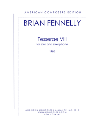 [Fennelly] Tesserae VIII