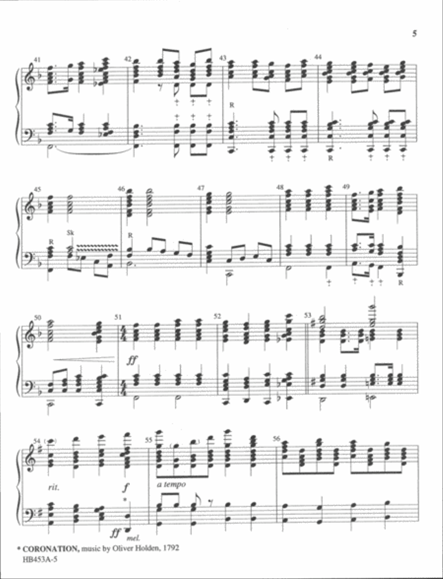 All Hail the Power - handbell part 5-Octaves scores gallery preview page 5