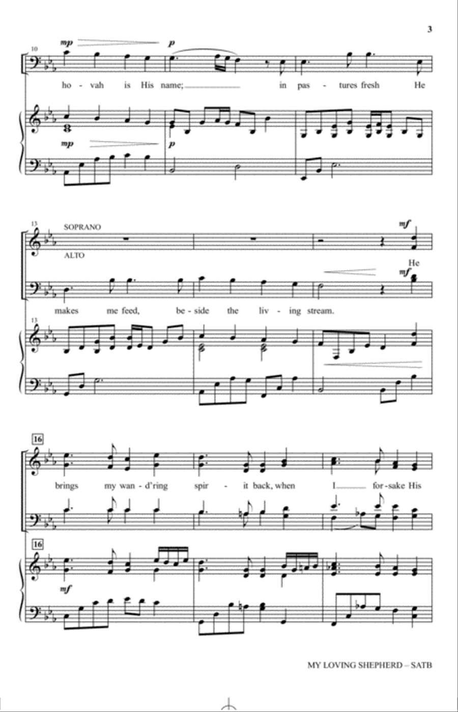 My Loving Shepherd My Loving Shepherd 4-Part scores gallery preview page 2