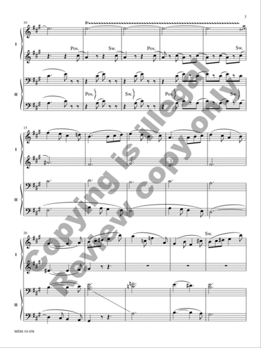 Four Duets for Organ
