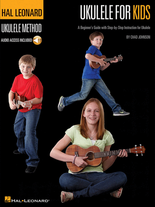 Book cover for Ukulele for Kids – The Hal Leonard Ukulele Method