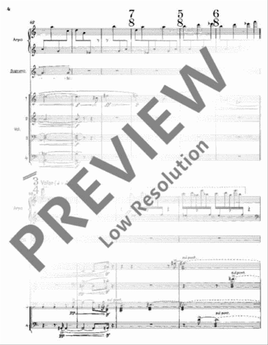 Moderne Orchester-Studien für Violine Orchestra scores gallery preview page 11
