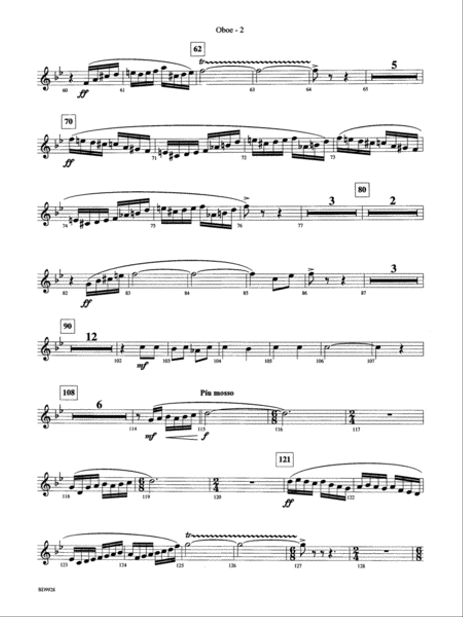 Patapan: Oboe Patapan: Oboe Concert Band scores gallery preview page 2