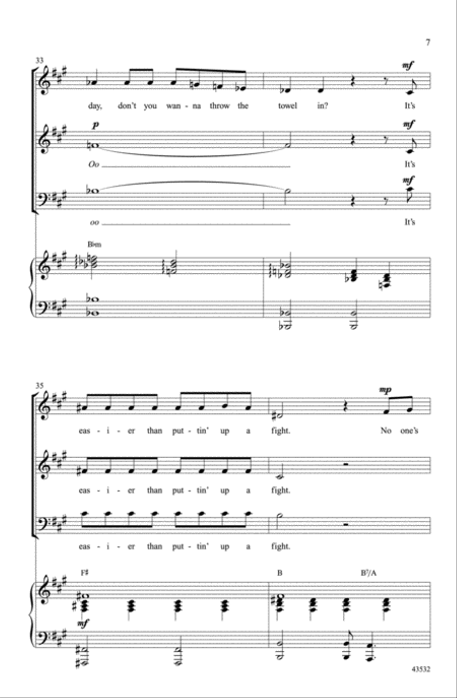 It's a Hard-Knock Life (from the musical Annie) Choir scores gallery preview page 6