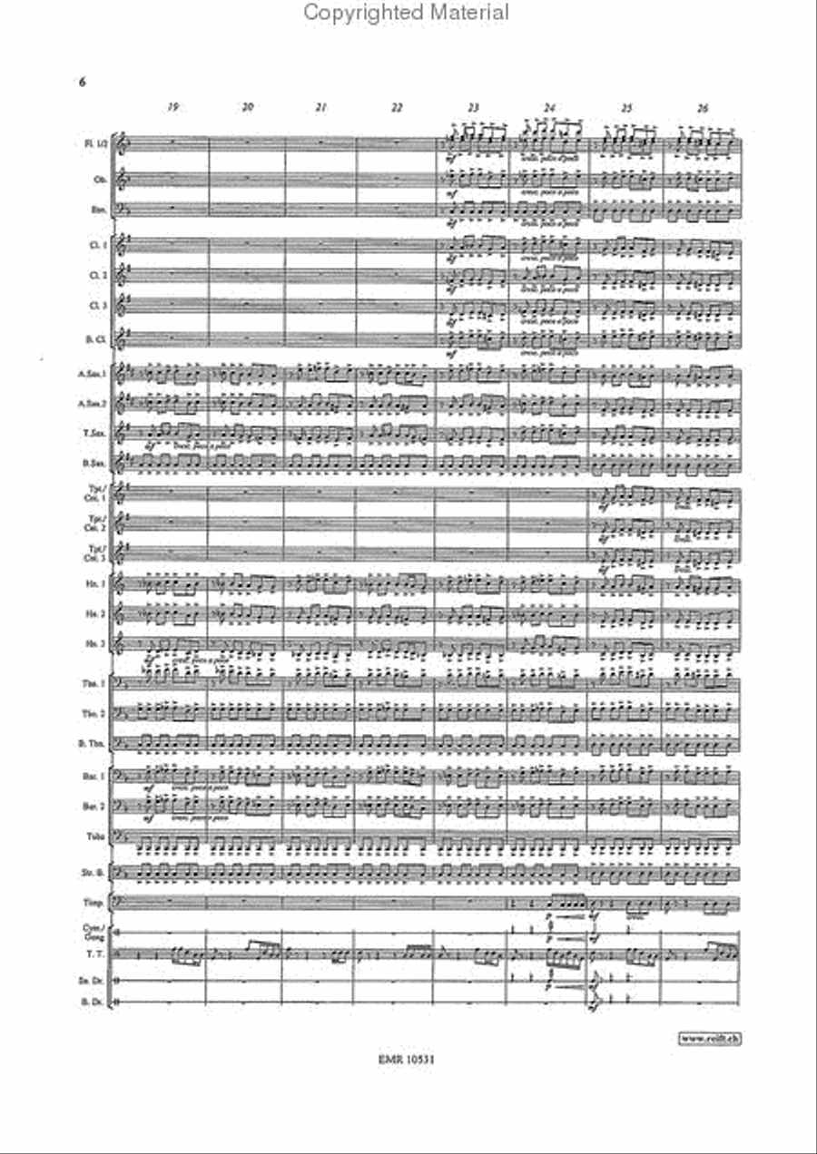 National Treasure Concert Band scores gallery preview page 6