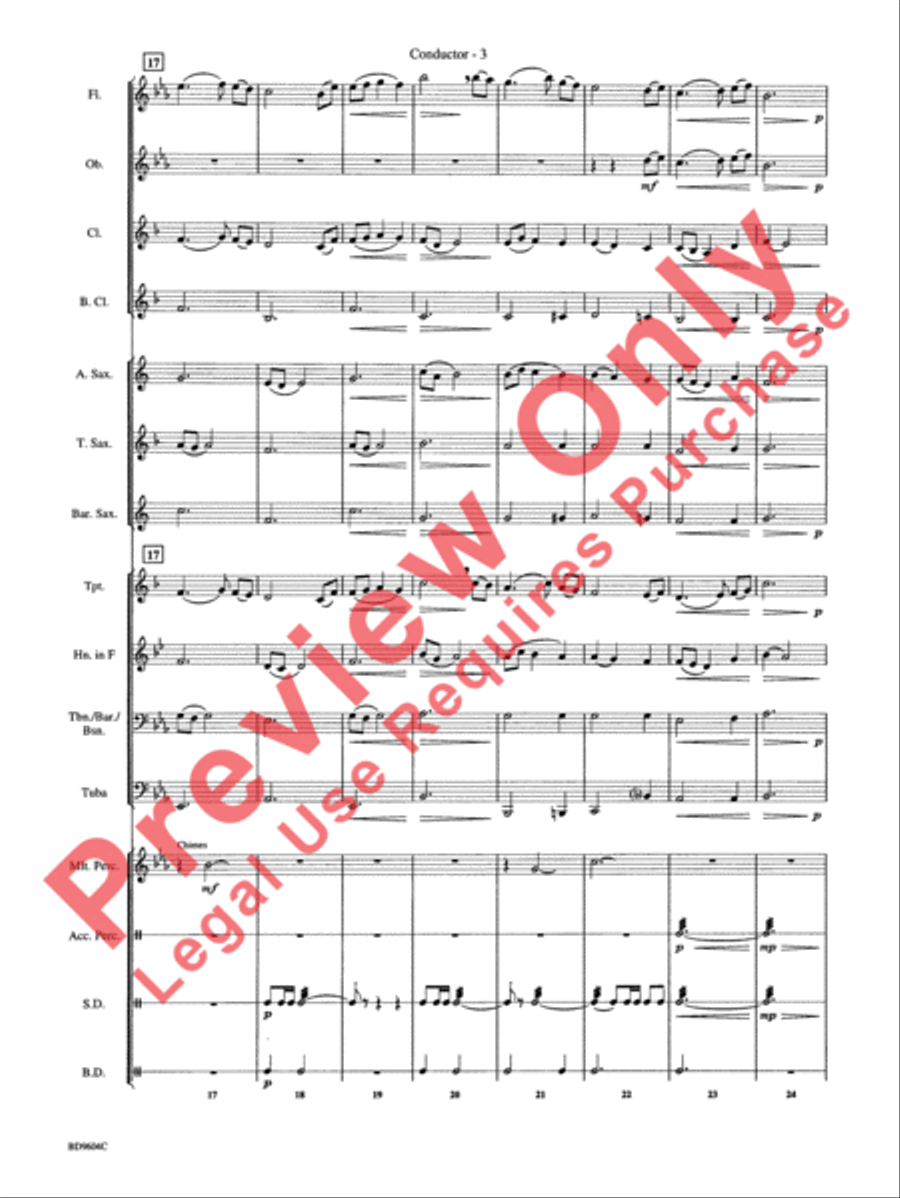 Canticle Concert Band scores gallery preview page 6