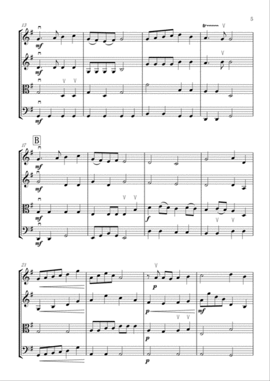 Che Tempo Fa? Che Tempo Fa? String Quartet scores gallery preview page 5