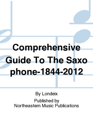 Book cover for Comprehensive Guide To The Saxophone-1844-2012