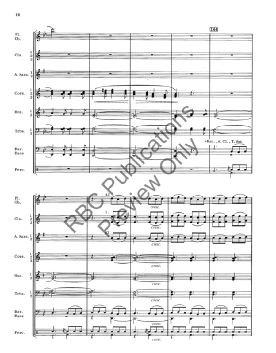 Coasts Of High Barbary Coasts Of High Barbary Concert Band scores gallery preview page 17