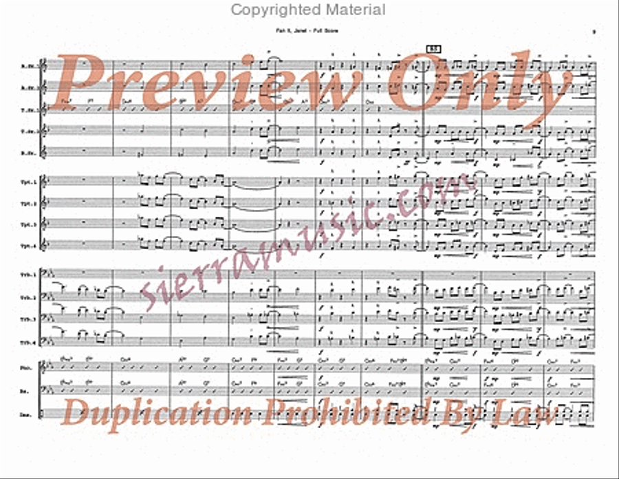 Fan It, Janet Big Band scores gallery preview page 10