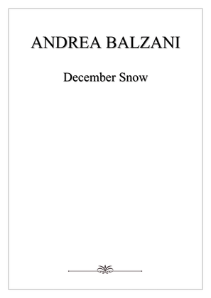 🎼 December Snow [PIANO SCORE] (foglio album)