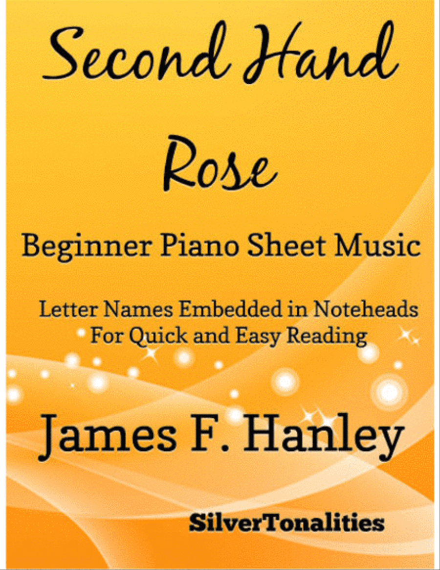 Second Hand Rose Beginner Piano Sheet Music Easy Piano scores gallery preview page 1