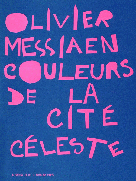 Messiaen Couleurs De La Cite Celeste In 8 Bl917 Orchestra Score