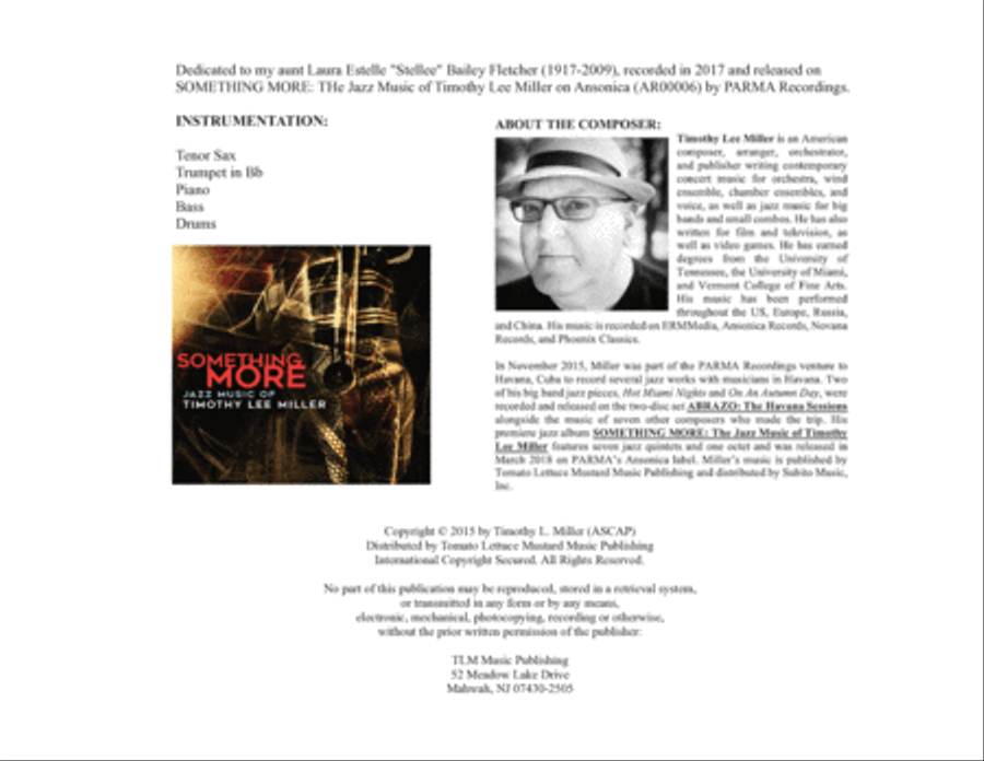 Stellee & Jack Jazz Ensemble scores gallery preview page 2