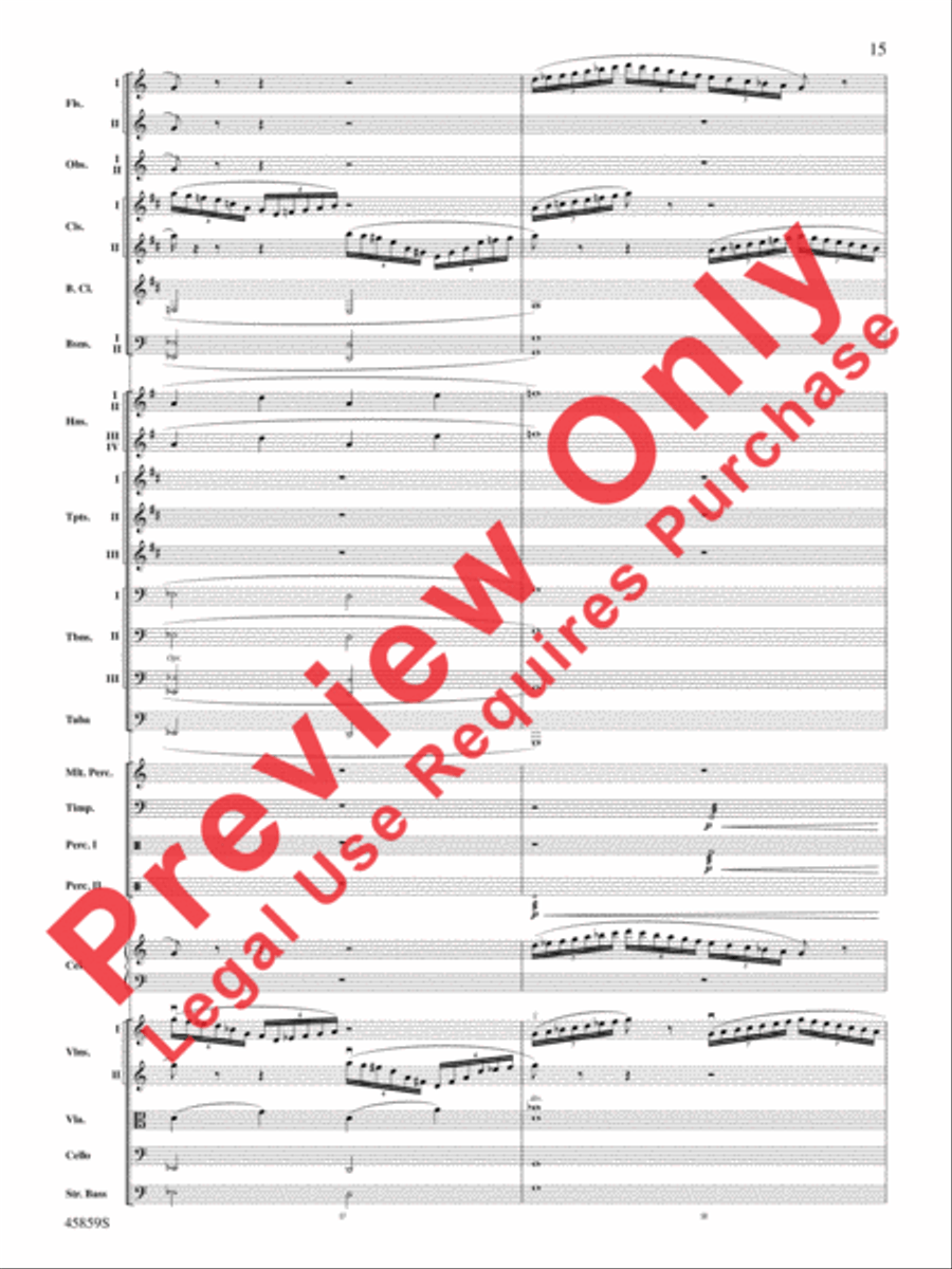 Fantastic Beasts and Where to Find Them Full Orchestra scores gallery preview page 15