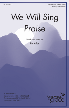 Book cover for We Will Sing Praise