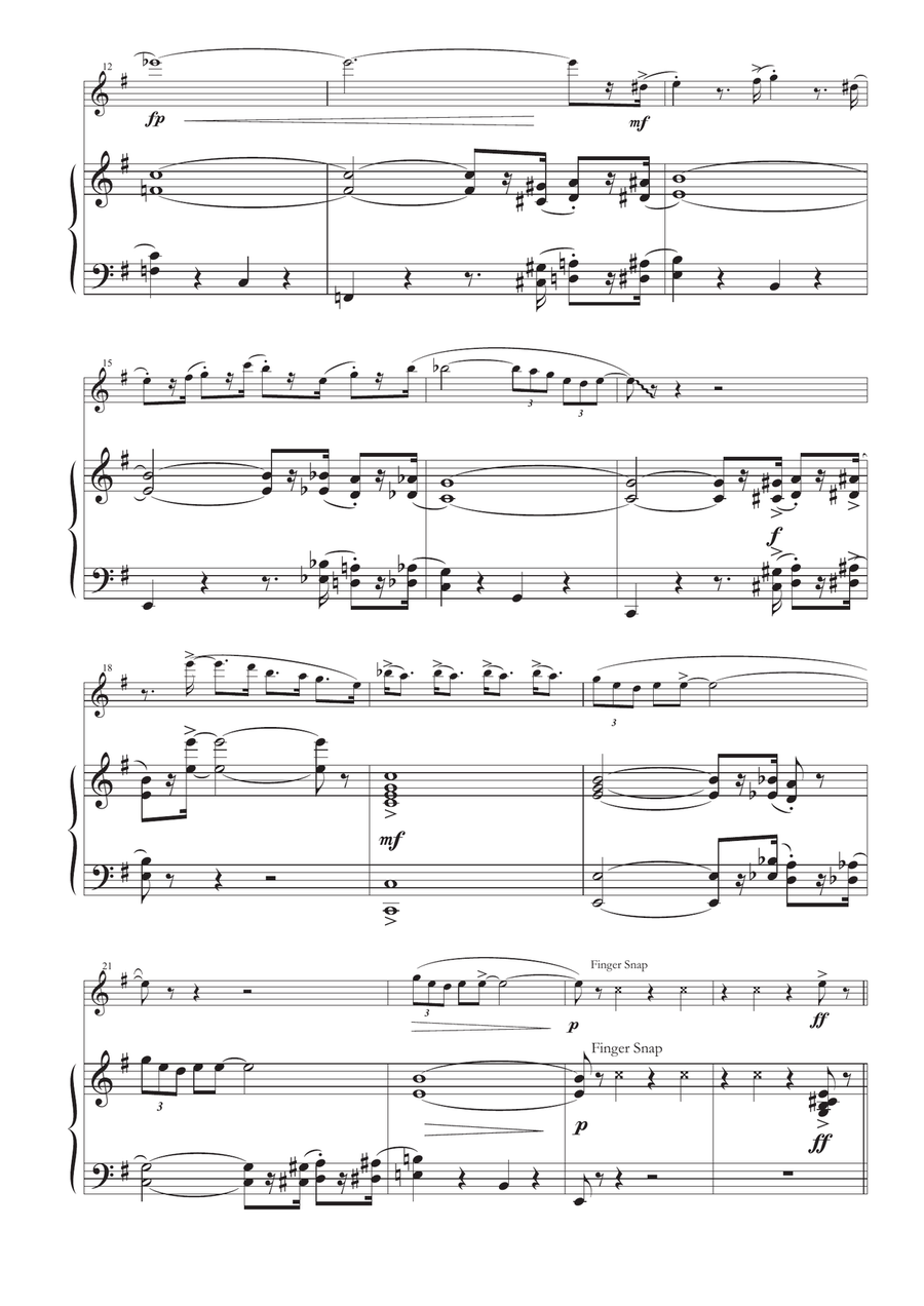 The Pink Panther from THE PINK PANTHER Flute Solo scores gallery preview page 3