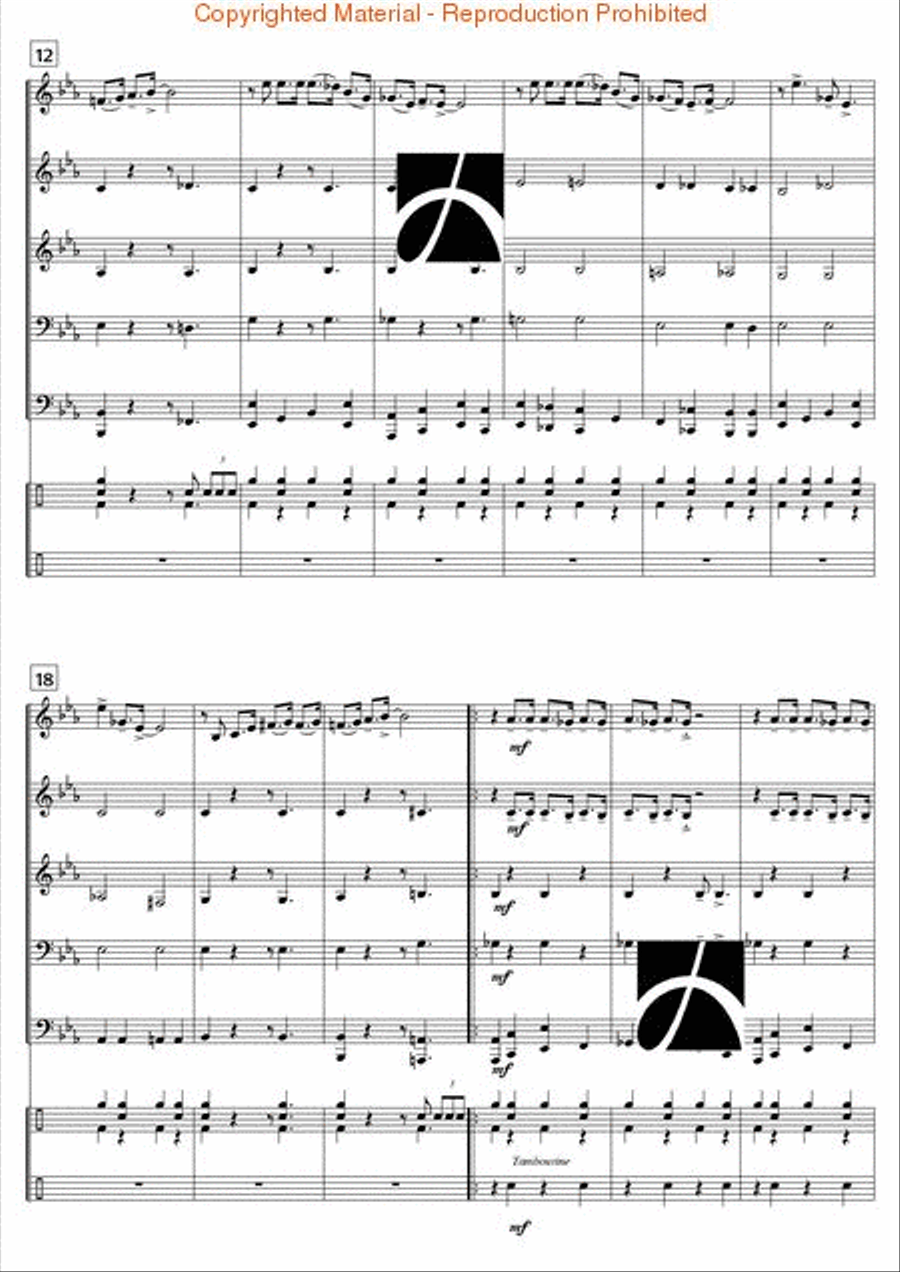 Blues Forever Concert Band scores gallery preview page 3
