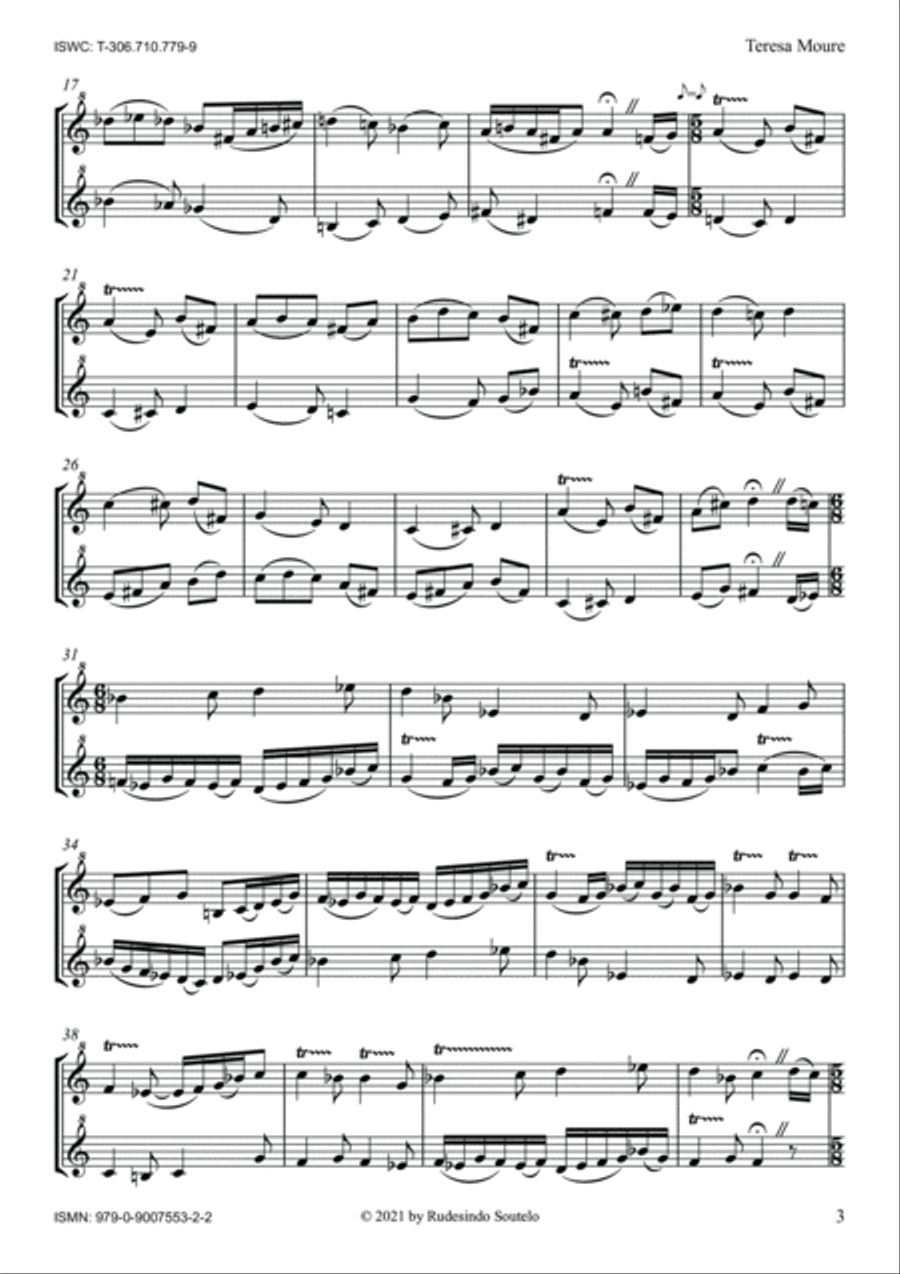 Teresa Moure (Bagpipes Duo) Bagpipe scores gallery preview page 3