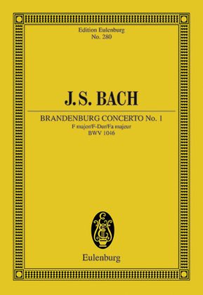 Book cover for Brandenburg Concerto No. 1 in F Major, BWV 1046