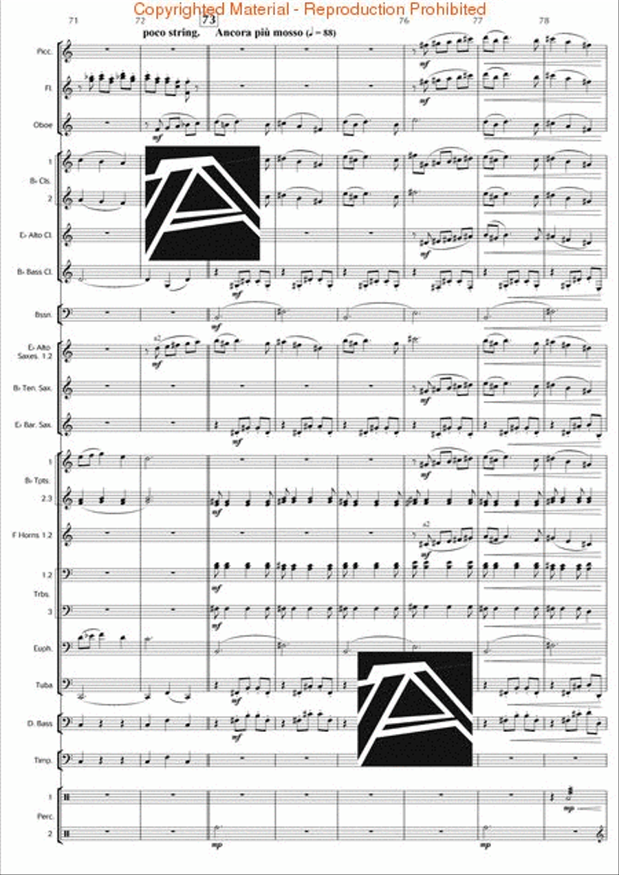 Surround Sound Surround Sound Concert Band scores gallery preview page 9