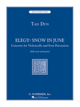 Book cover for Elegy: Snow in June
