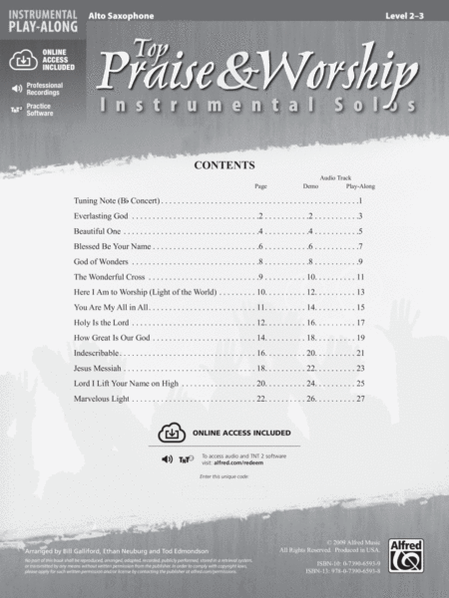 Top Praise & Worship Instrumental Solos image number null