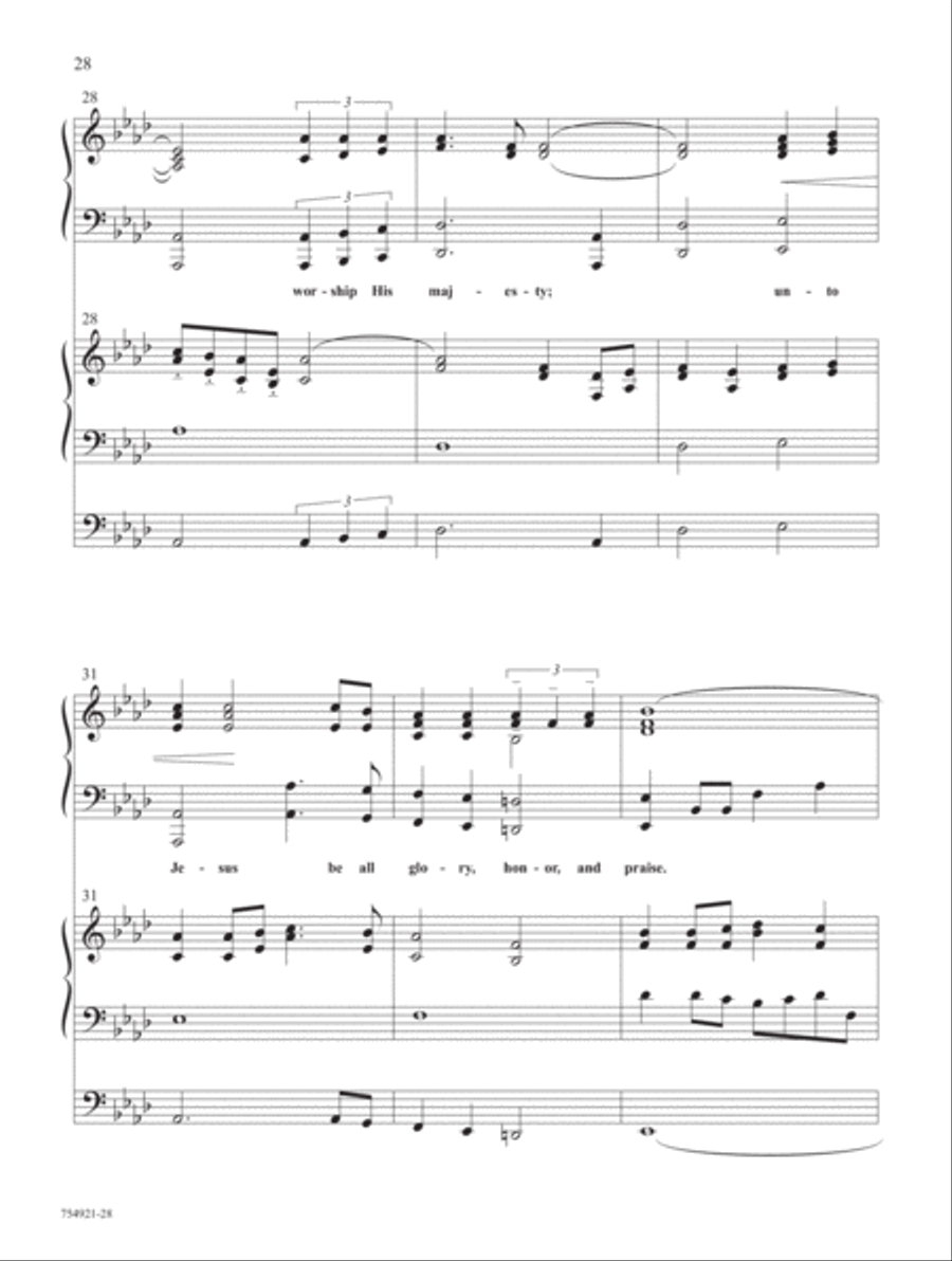 Worship His Majesty Organ scores gallery preview page 17