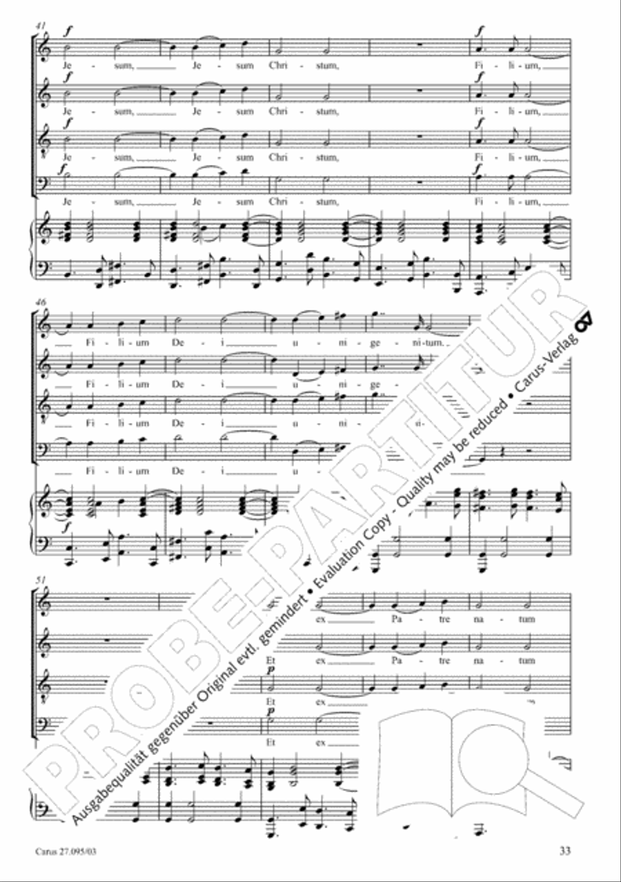 Messe solennelle de sainte Cecile Messe solennelle de sainte Cecile STB scores gallery preview page 34