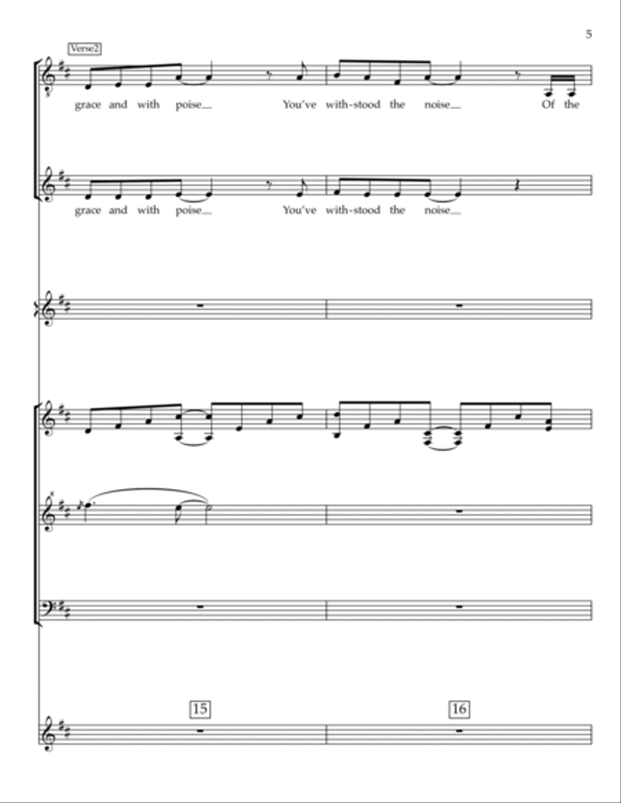 Pastor’s Wife Piano, Vocal, Guitar scores gallery preview page 6
