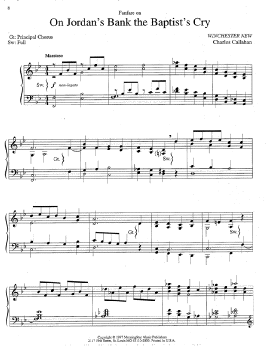 Advent Music for Manuals, Set 2 Organ scores gallery preview page 4
