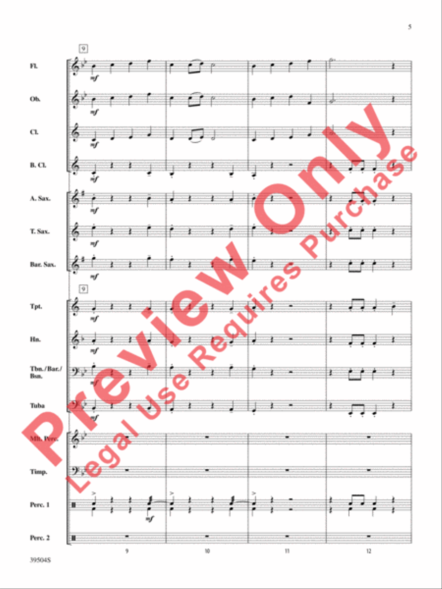 Encore! Encore! Concert Band scores gallery preview page 5