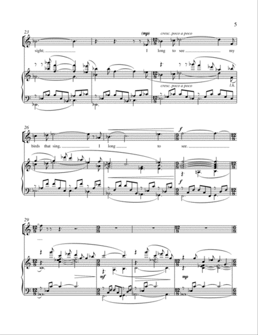 A Hope Carol High Voice scores gallery preview page 4